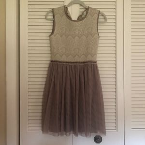 Anthropologie Tulle and Lace Dress